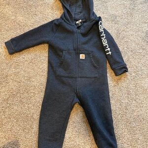Carhartt Dark Blue Hooded Coverall